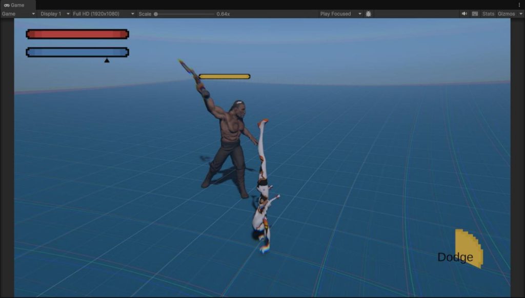 Post-processing effect during bullet time