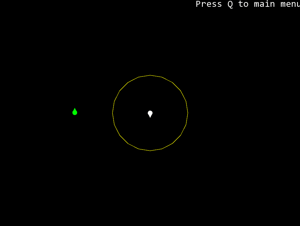 Dynamic Arrive and Dynamic Seek heading for the same target, side by side