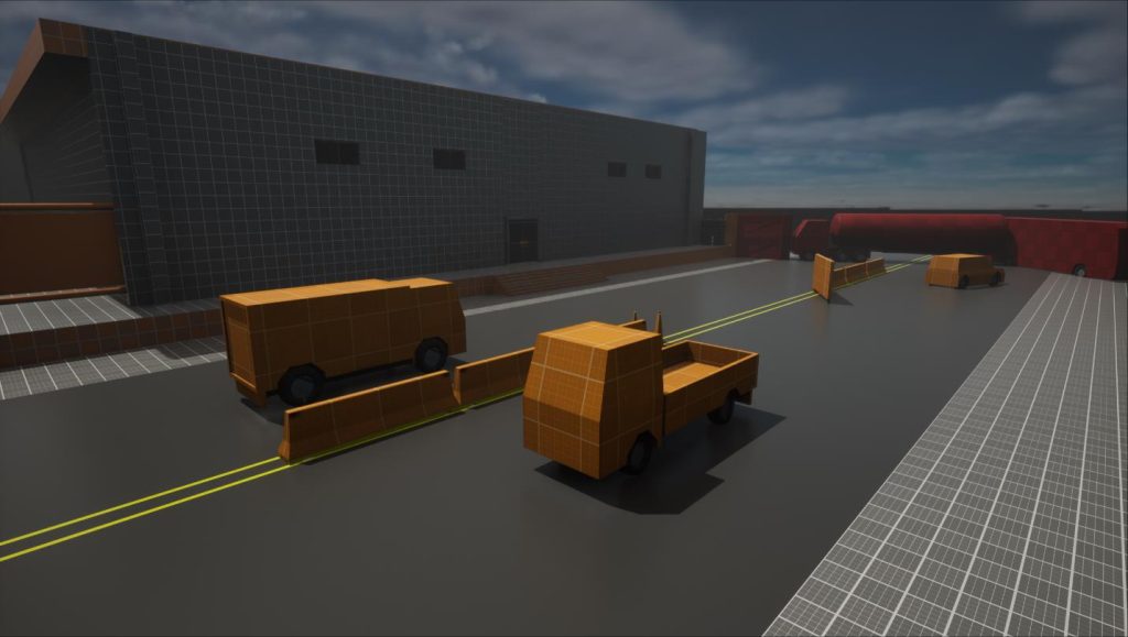 Beat 2: 3D blockout of the street