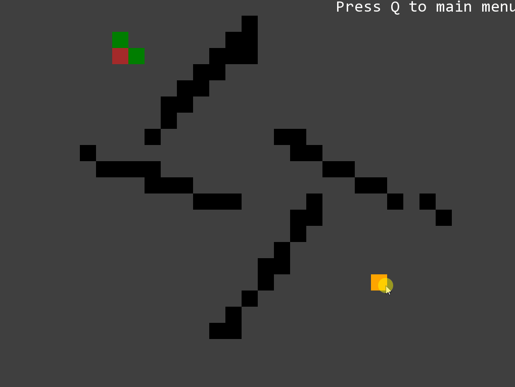 Dijkstra's search expanding across the tile grid step by step